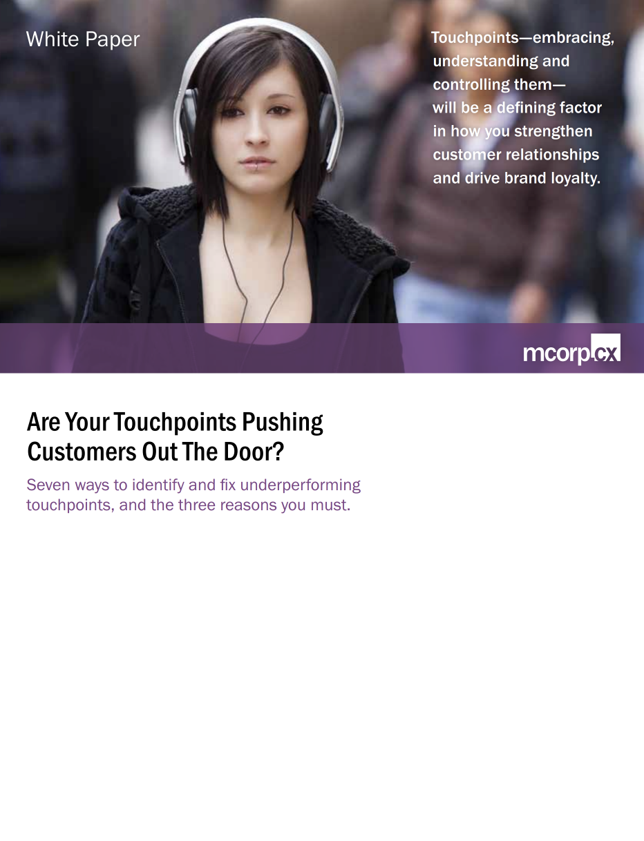 Are Your Touchpoints Pushing Customers Out the Door?