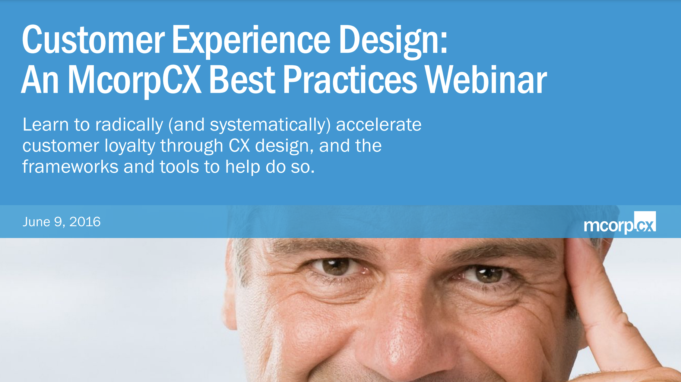 Customer Experience Design Recorded Webinar 2023