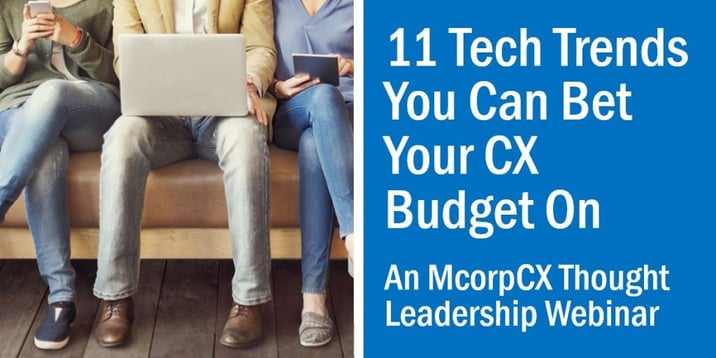 CX Tech Trends Webinar
