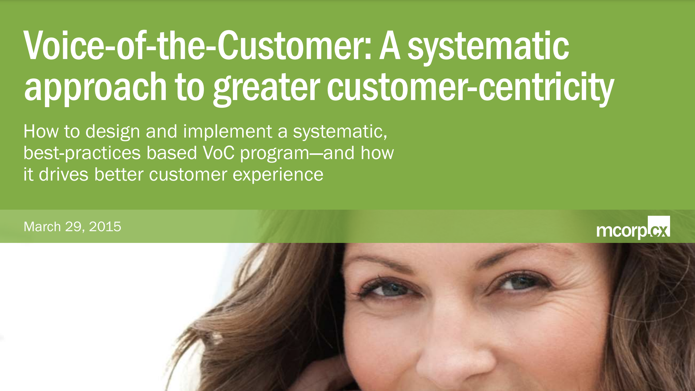 VoC Program Recorded Webinar